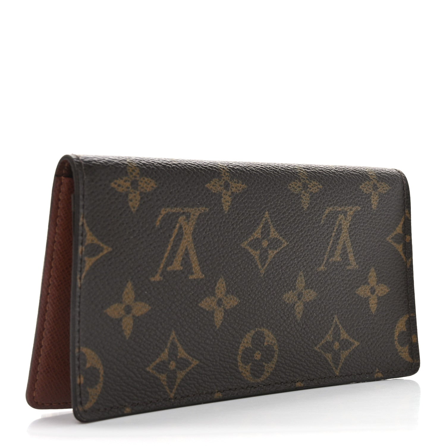 Monogram Simple Checkbook Holder Wallet Cover
