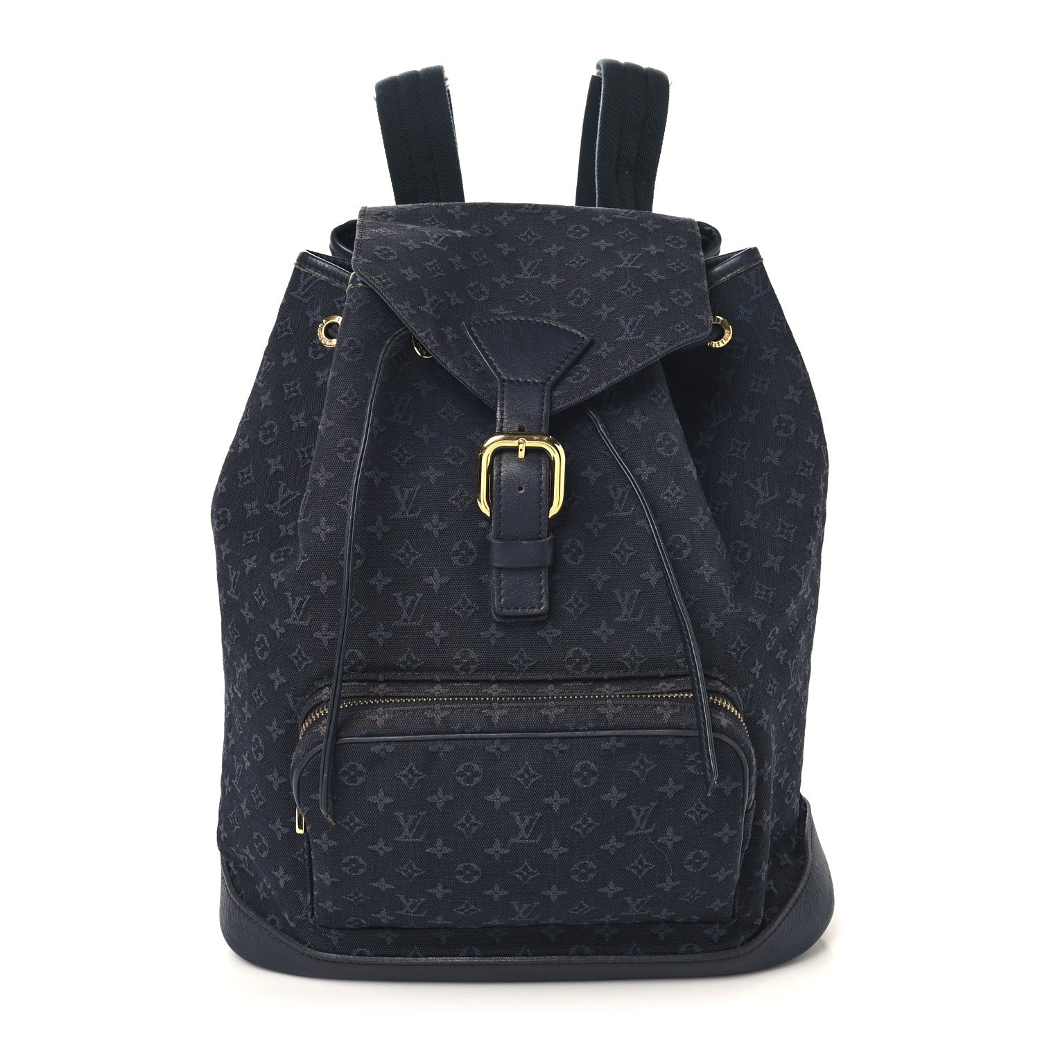 Mini Monogram Montsouris GM Backpack Blue