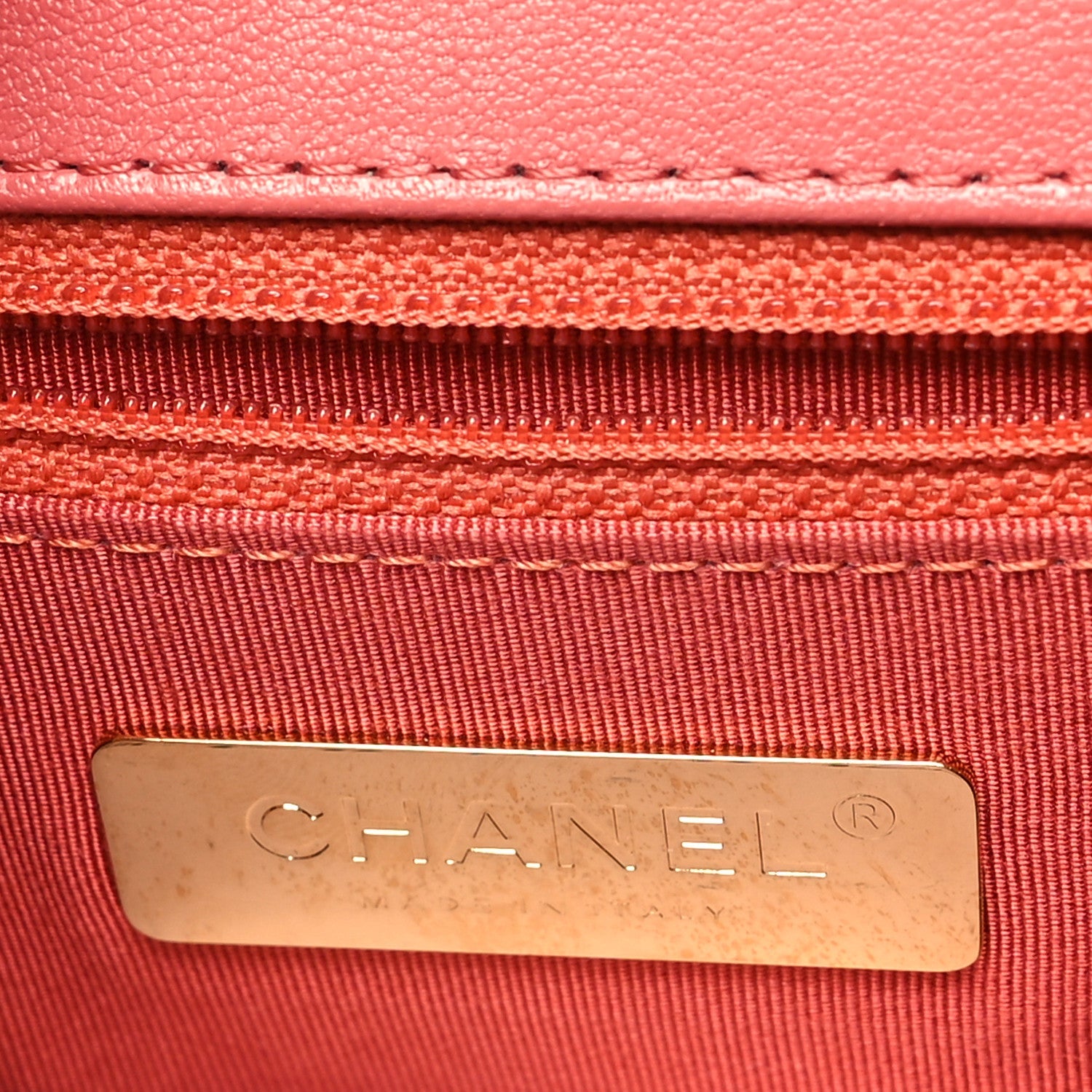 Lambskin Quilted Small Chain Infinity Top Handle Flap Pink