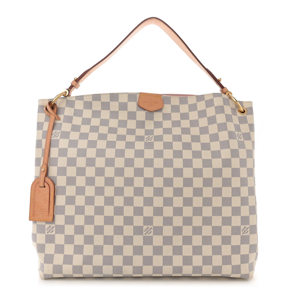 Damier Azur Graceful MM Rose Ballerine