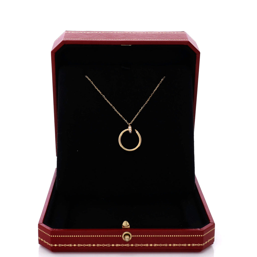 Juste un Clou Pendant Necklace 18K Yellow Gold with Diamonds