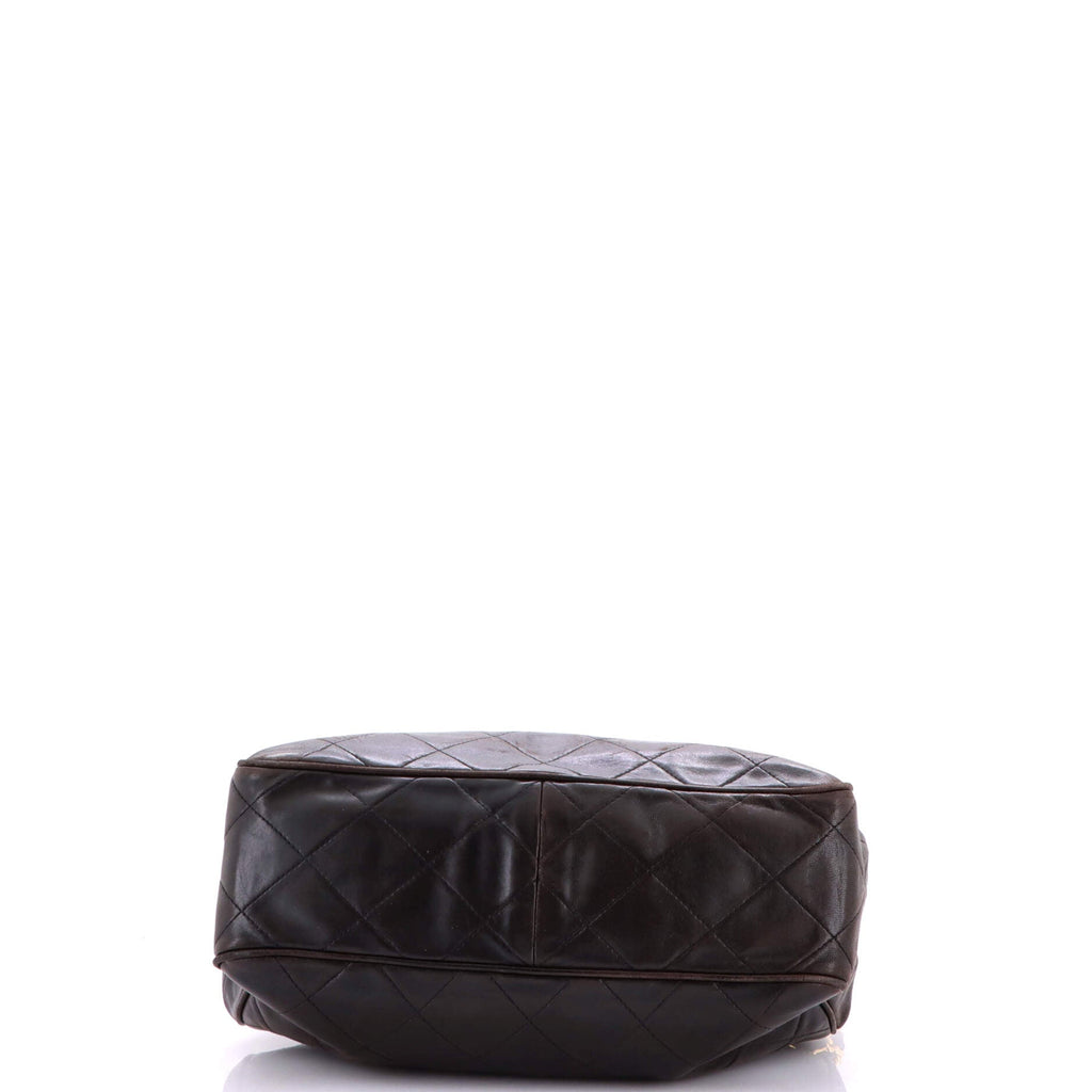 Vintage Front Pocket Camera Bag Quilted Caviar Small