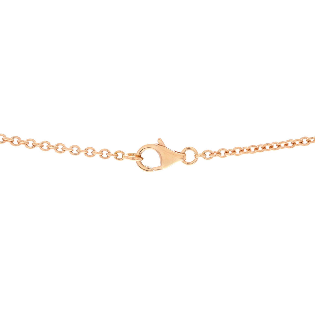 Love Interlocking Necklace 18K Rose Gold