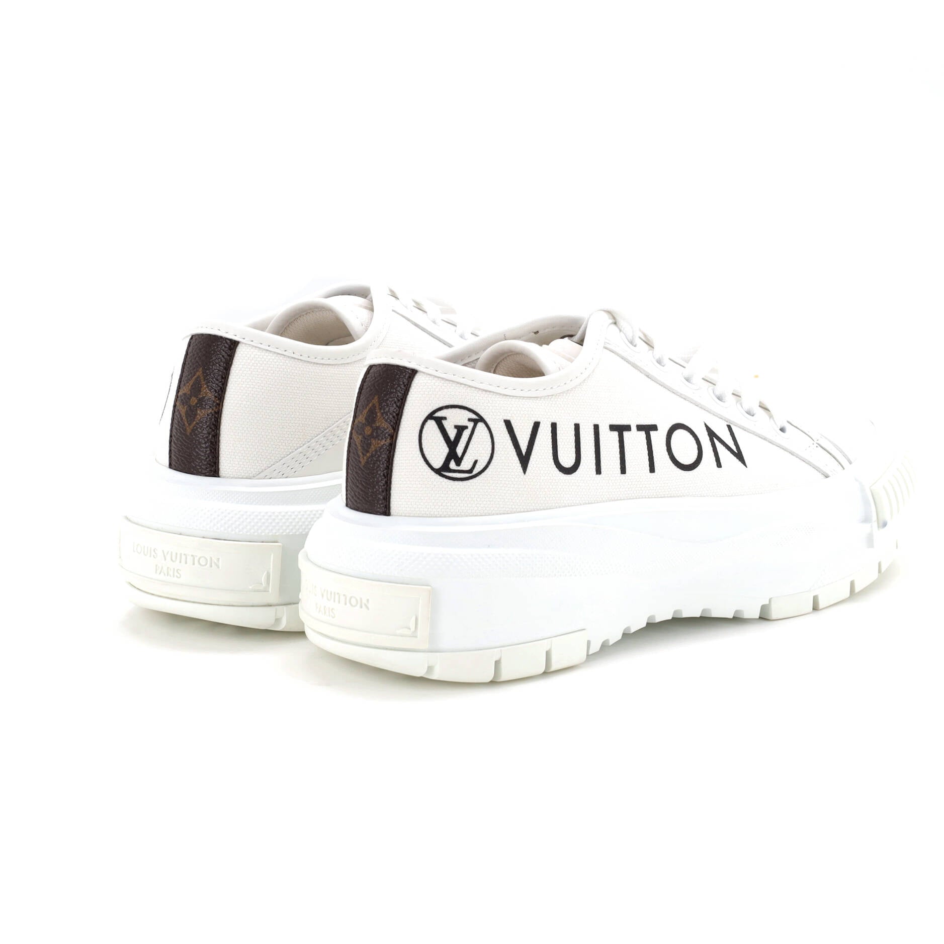 Women's LV Squad Sneakers Printed Canvas