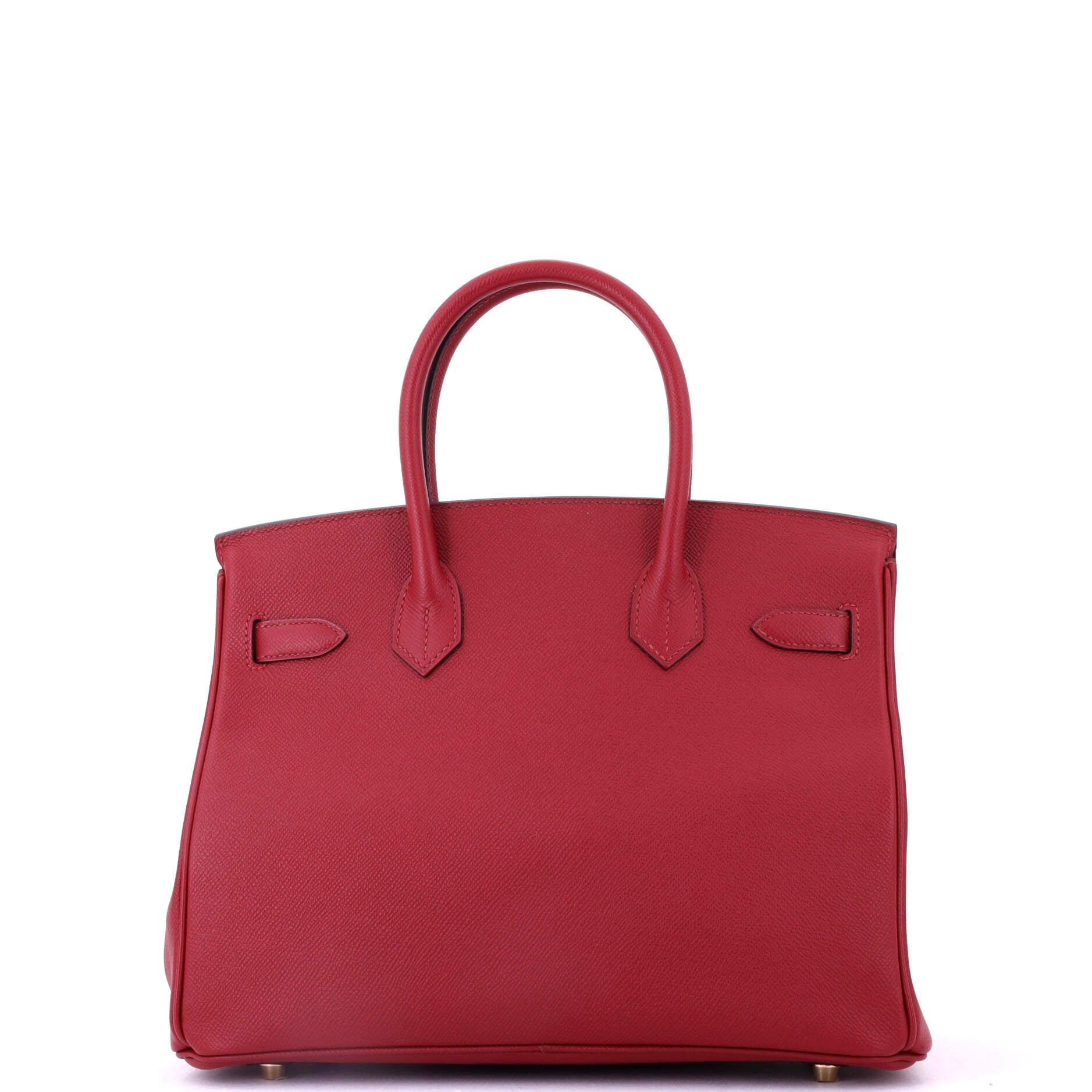 Birkin Handbag Rouge Grenat Epsom with Gold Hardware 30