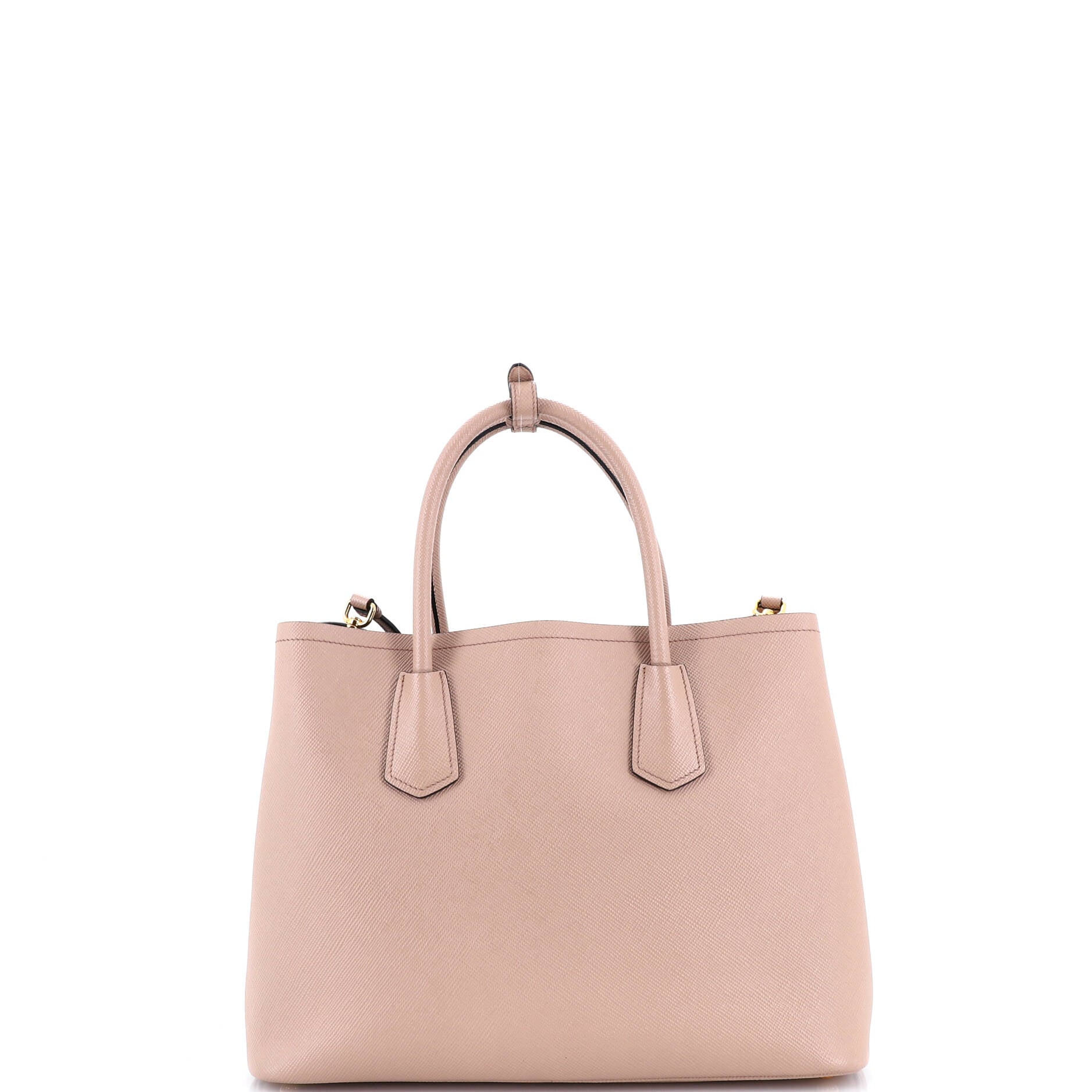 Cuir Double Tote Saffiano Leather Medium