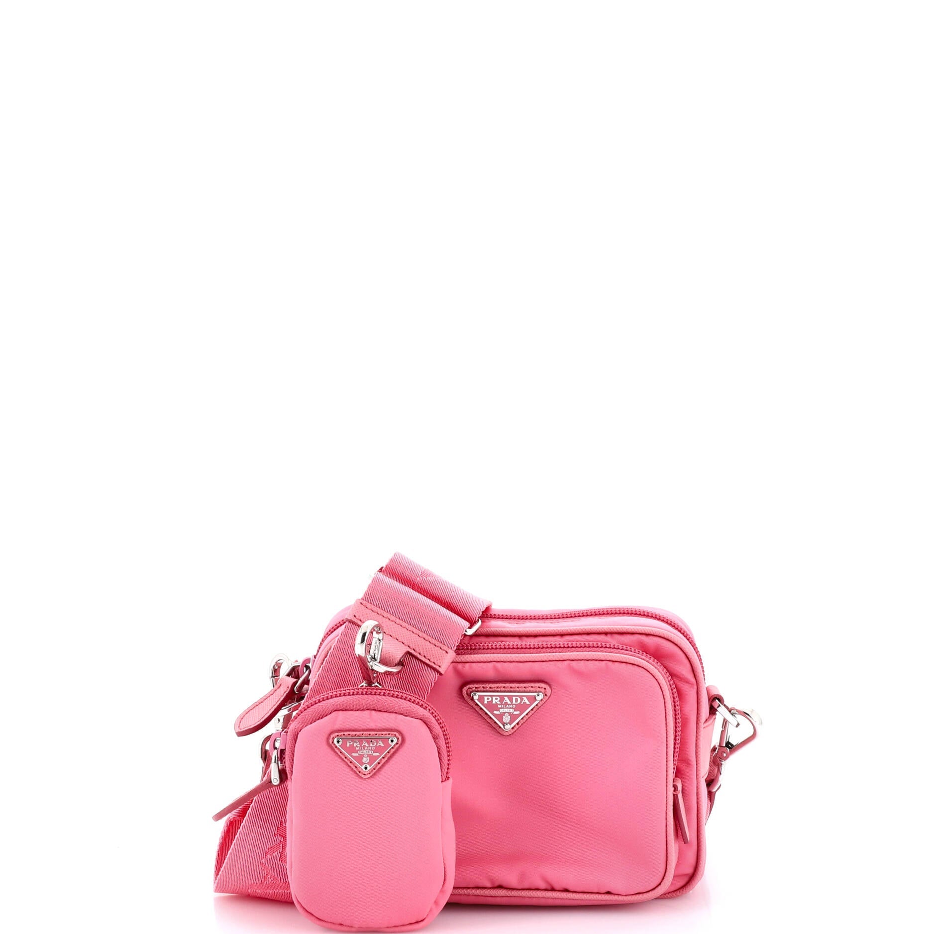 Re-Edition 2005 Camera Bag Tessuto with Saffiano Leather Mini