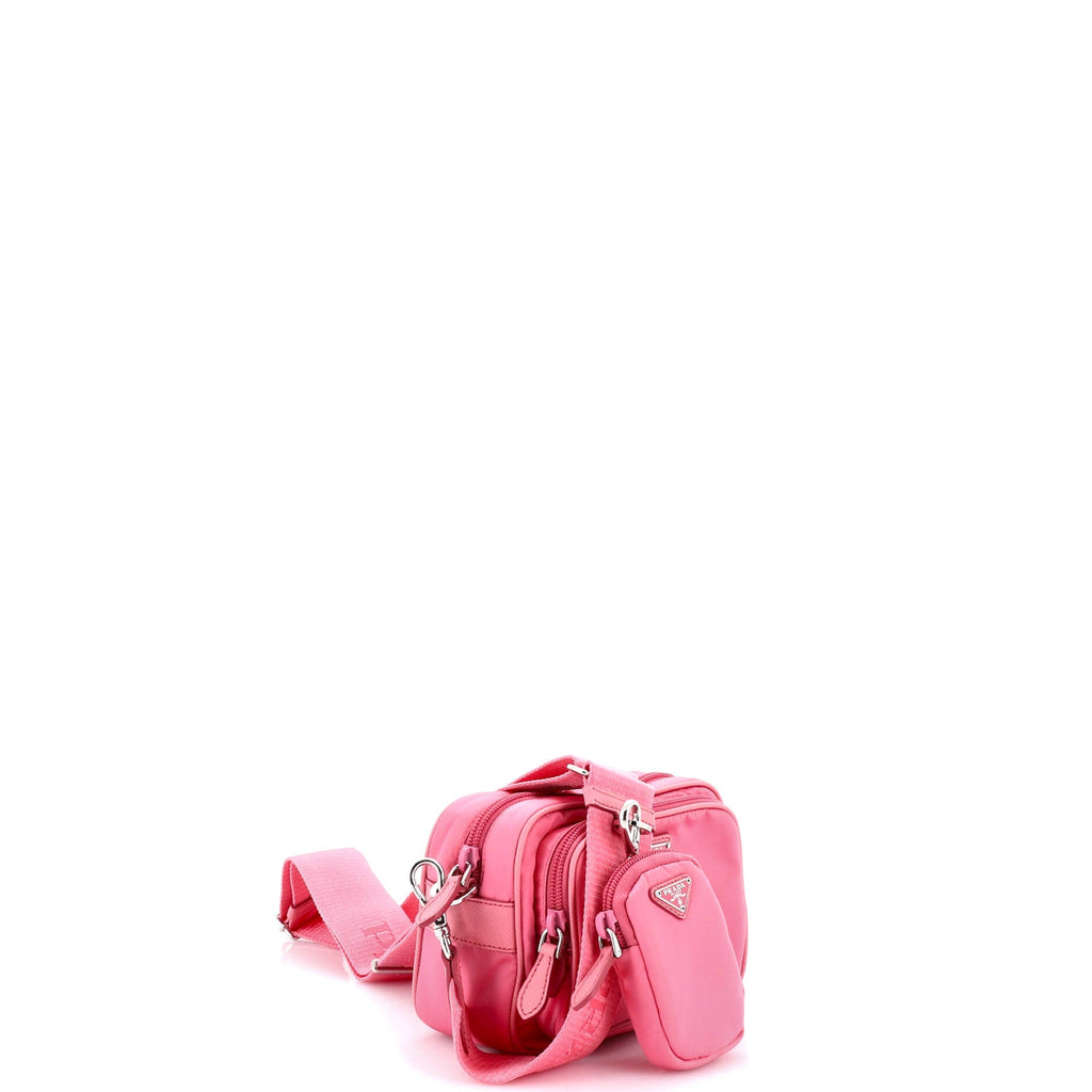 Re-Edition 2005 Camera Bag Tessuto with Saffiano Leather Mini