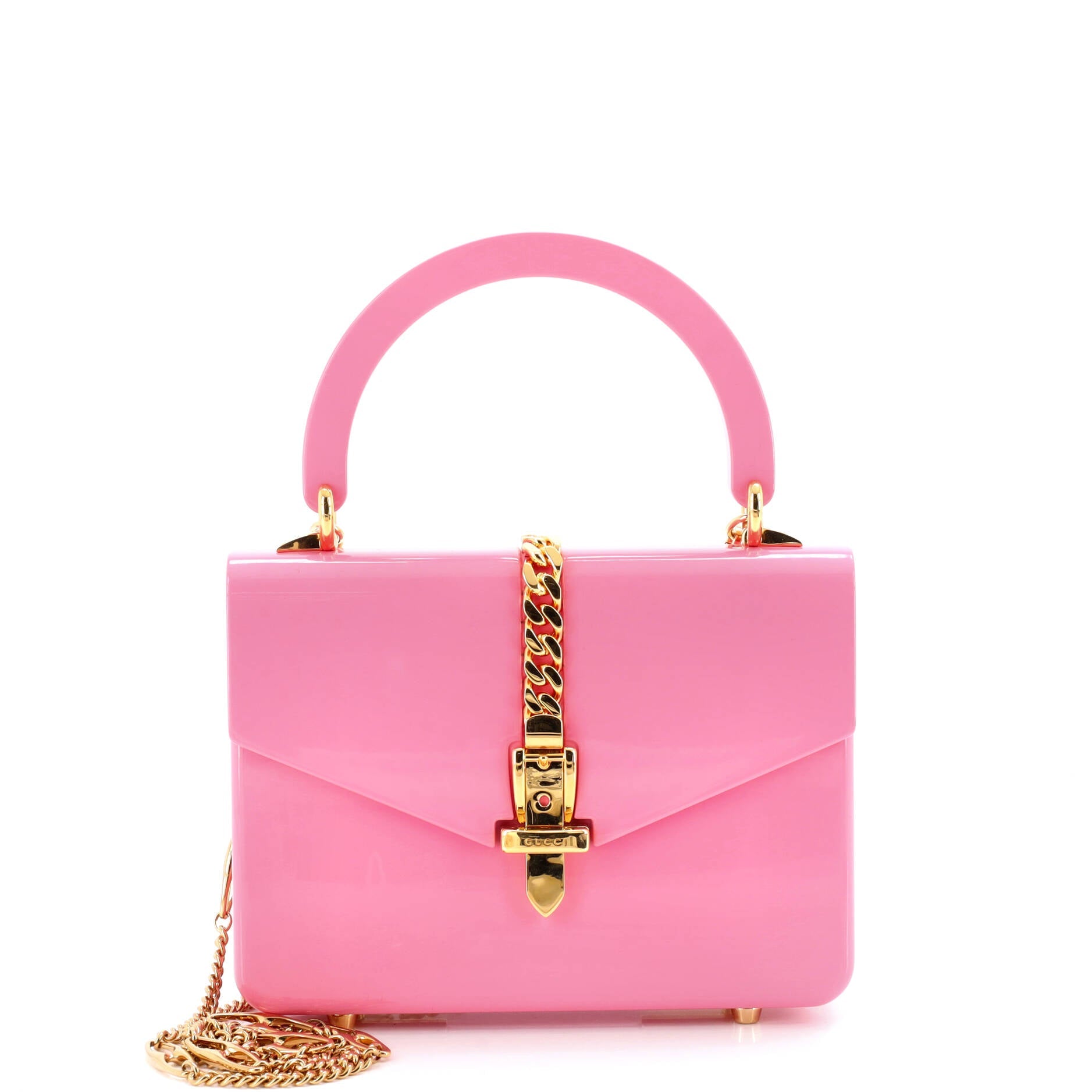 Sylvie 1969 Top Handle Bag Plexiglass Mini