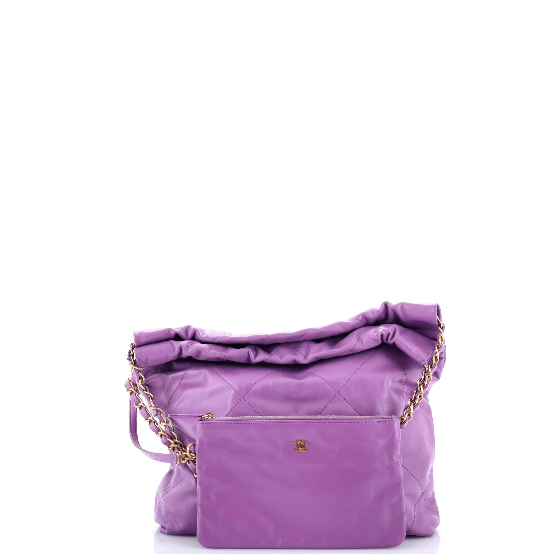 22 Chain Hobo Quilted Calfskin Small