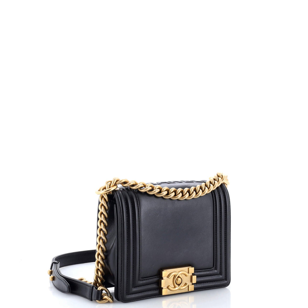 Reverso Square Boy Flap Bag Calfskin Small