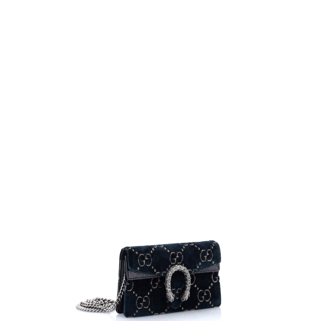 Dionysus Bag GG Velvet Super Mini