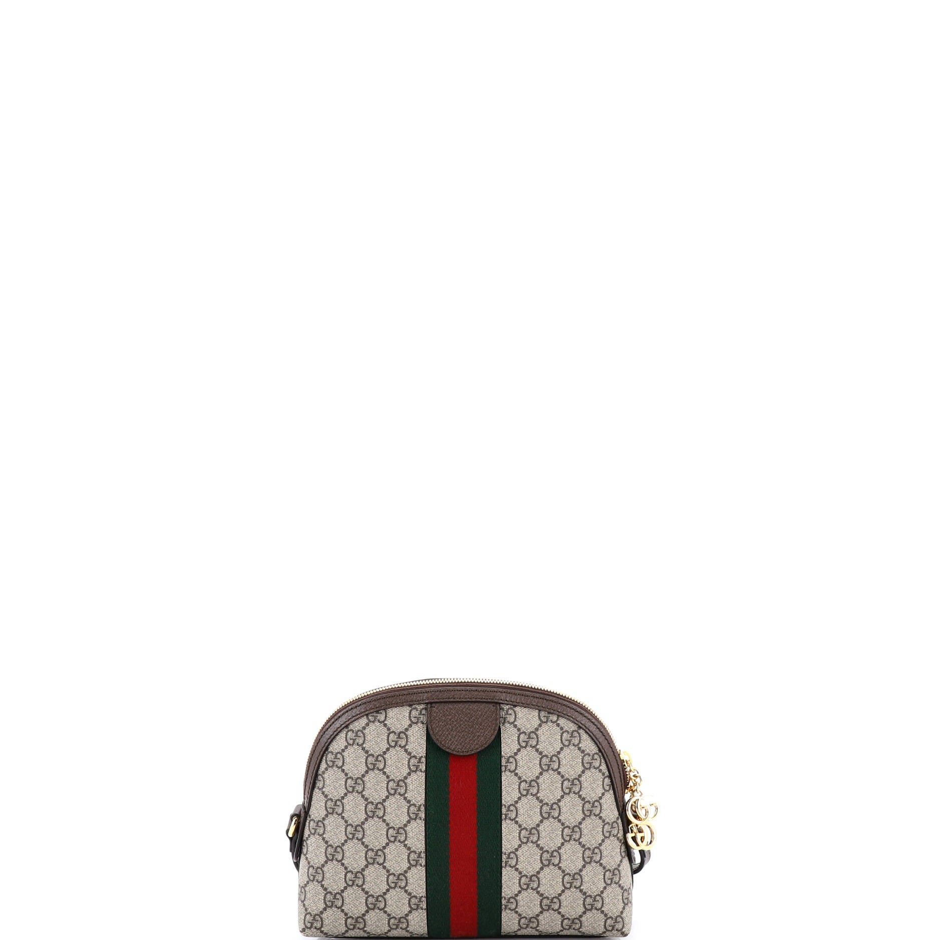 Ophidia Dome Shoulder Bag GG Coated Canvas Small