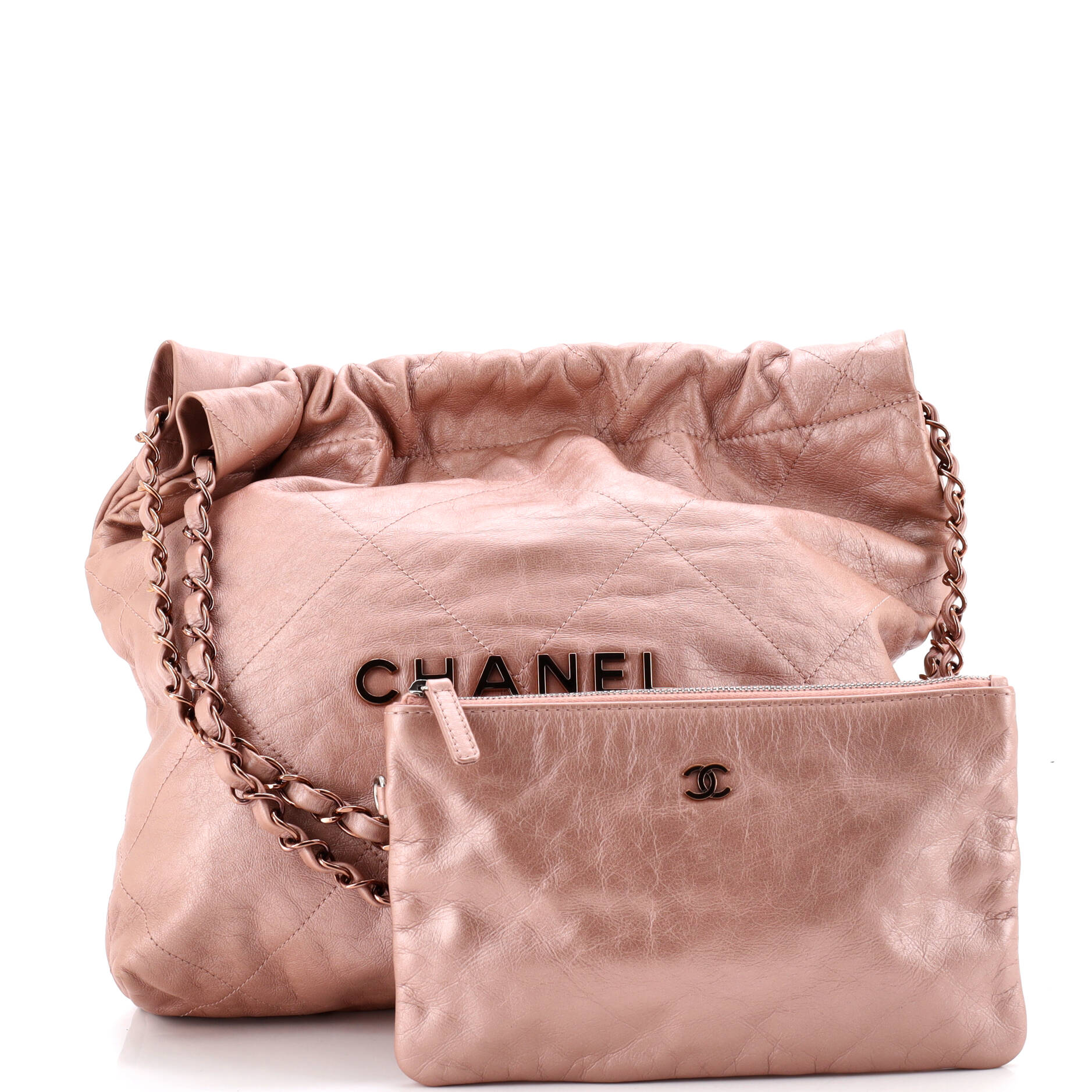 22 Chain Hobo Quilted Calfskin Small