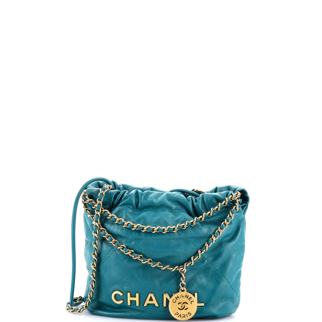 22 Chain Hobo Quilted Calfskin Mini