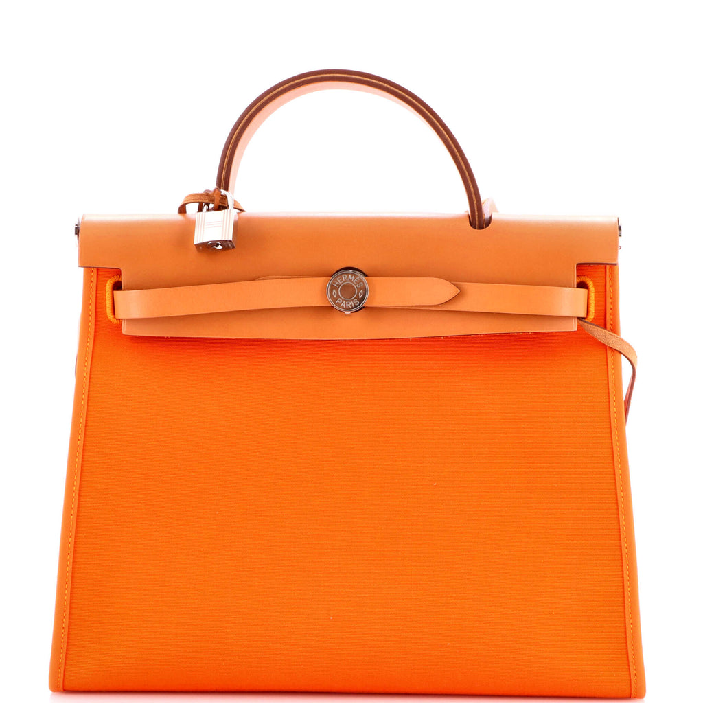 Herbag Zip Leather and Toile 31