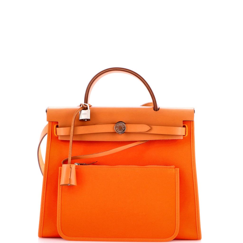 Herbag Zip Leather and Toile 31