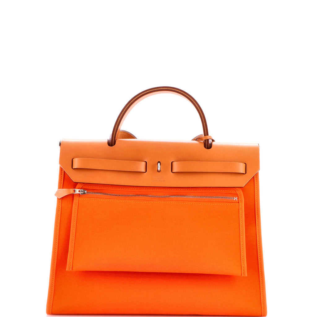 Herbag Zip Leather and Toile 31