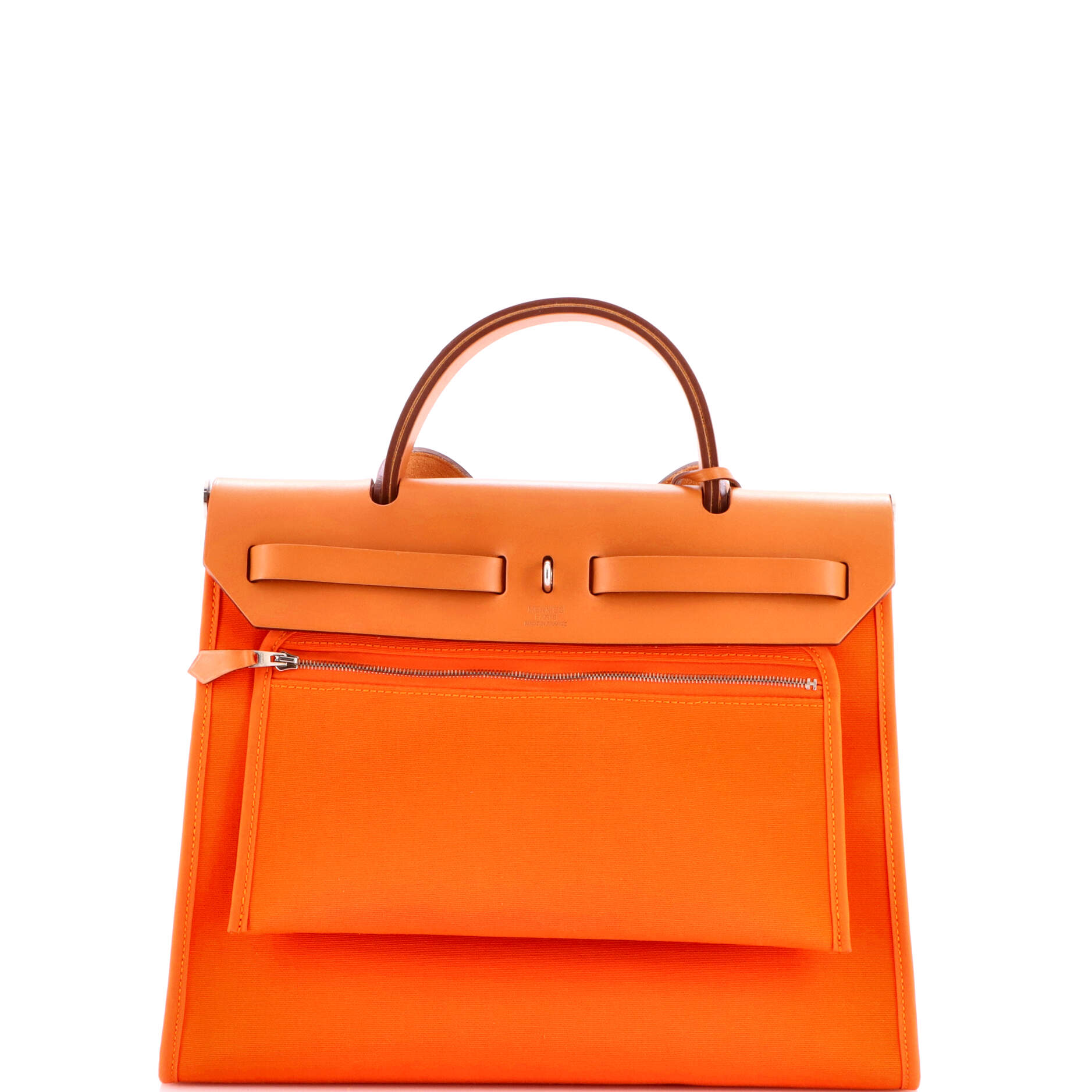 Herbag Zip Leather and Toile 31
