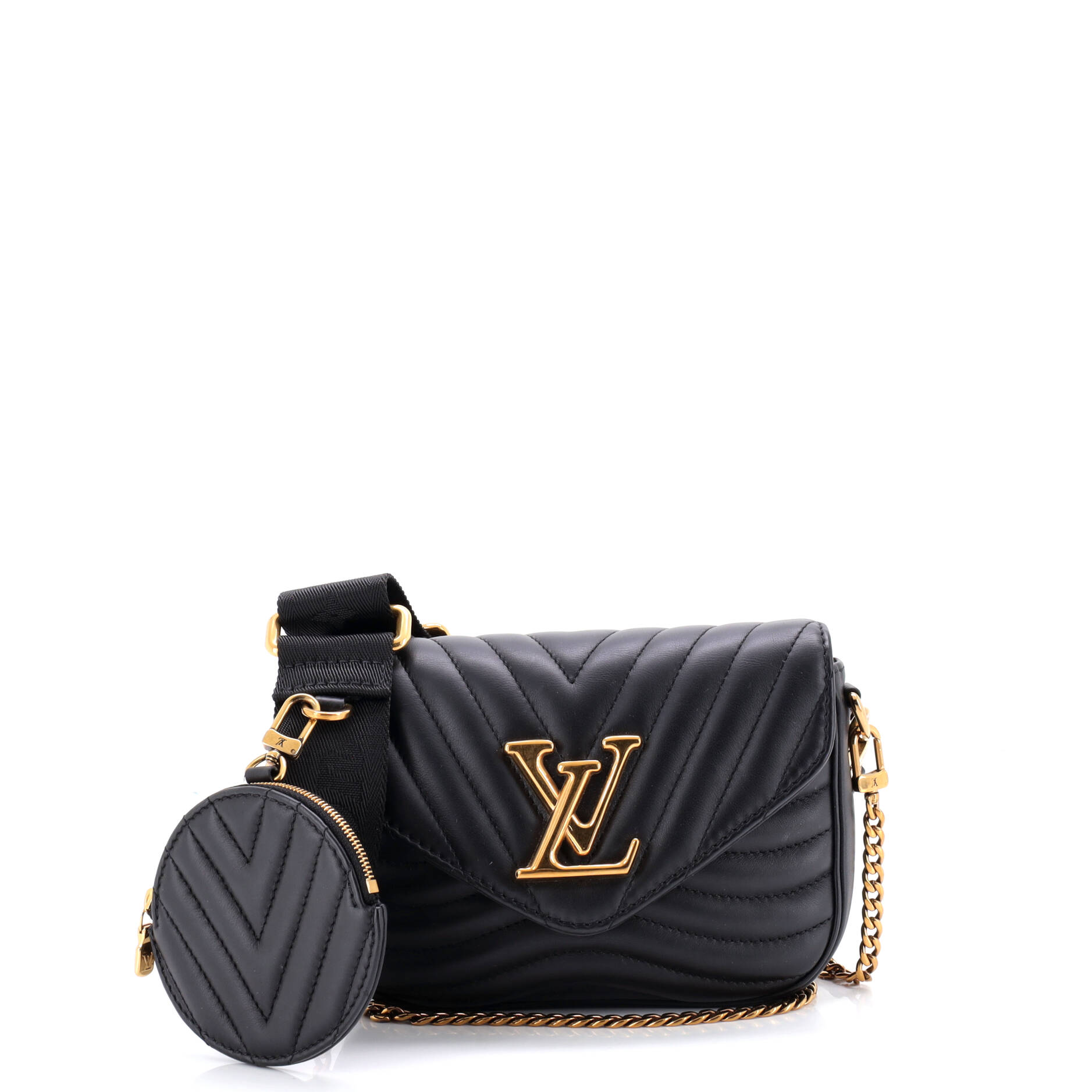 New Wave Multi Pochette Quilted Leather