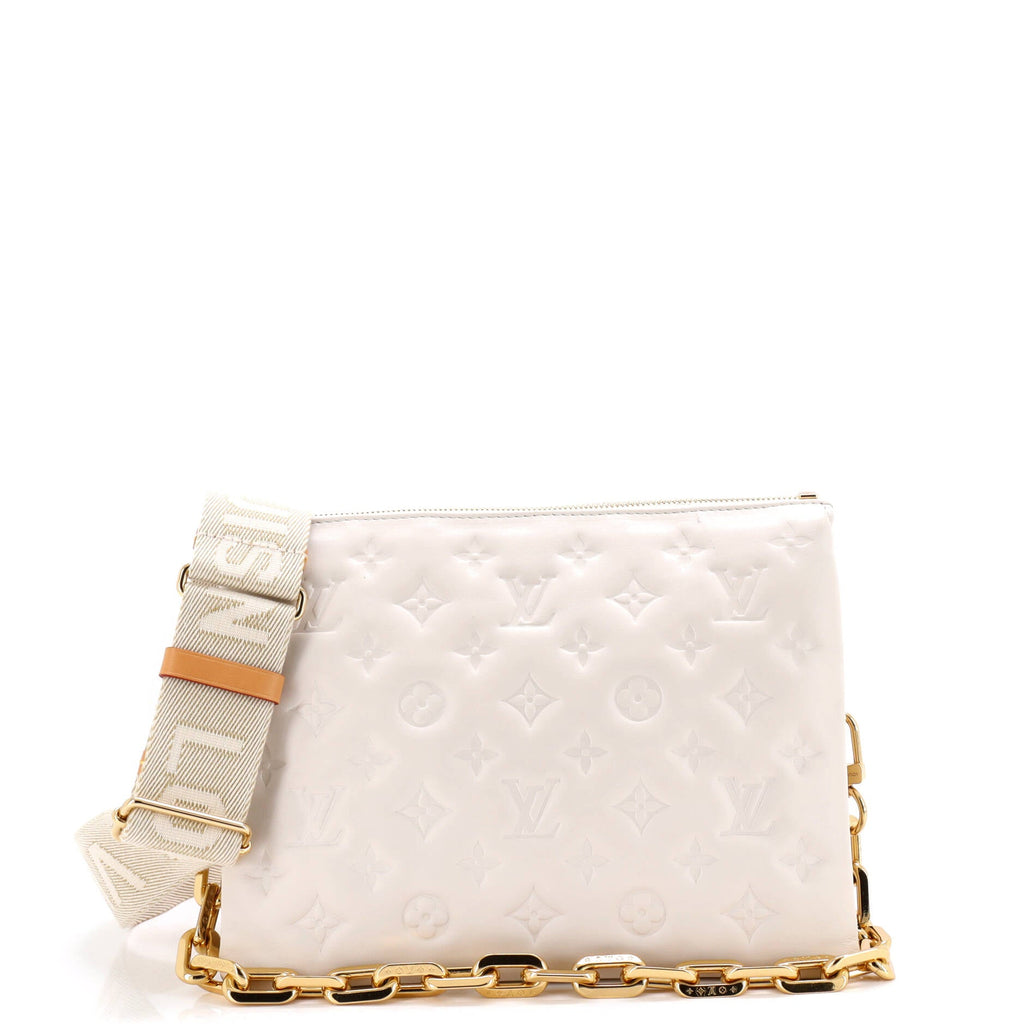 Coussin Bag Monogram Embossed Lambskin PM