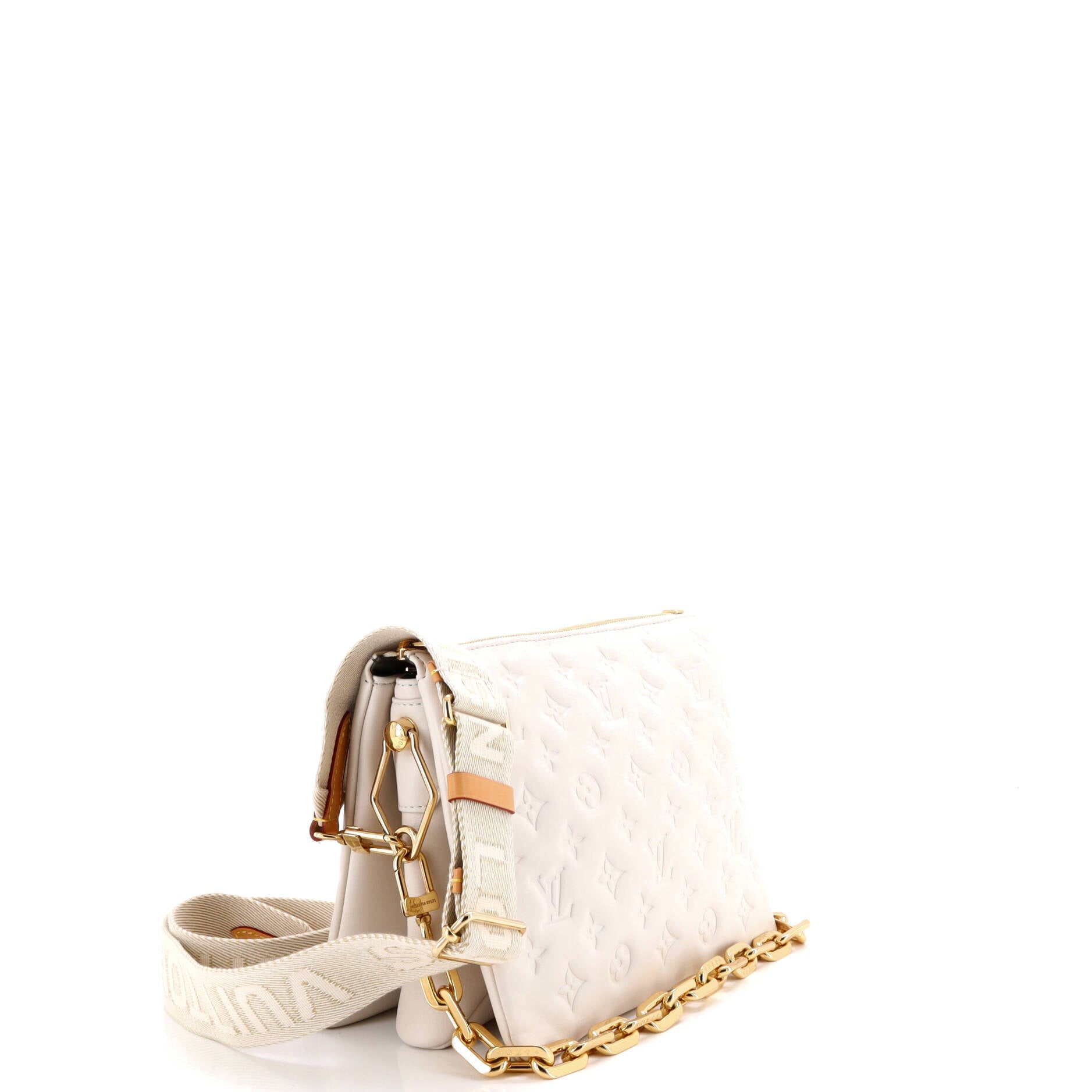 Coussin Bag Monogram Embossed Lambskin PM