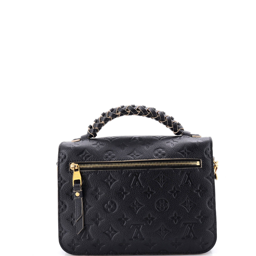 Braided Handle Pochette Metis Monogram Empreinte Leather
