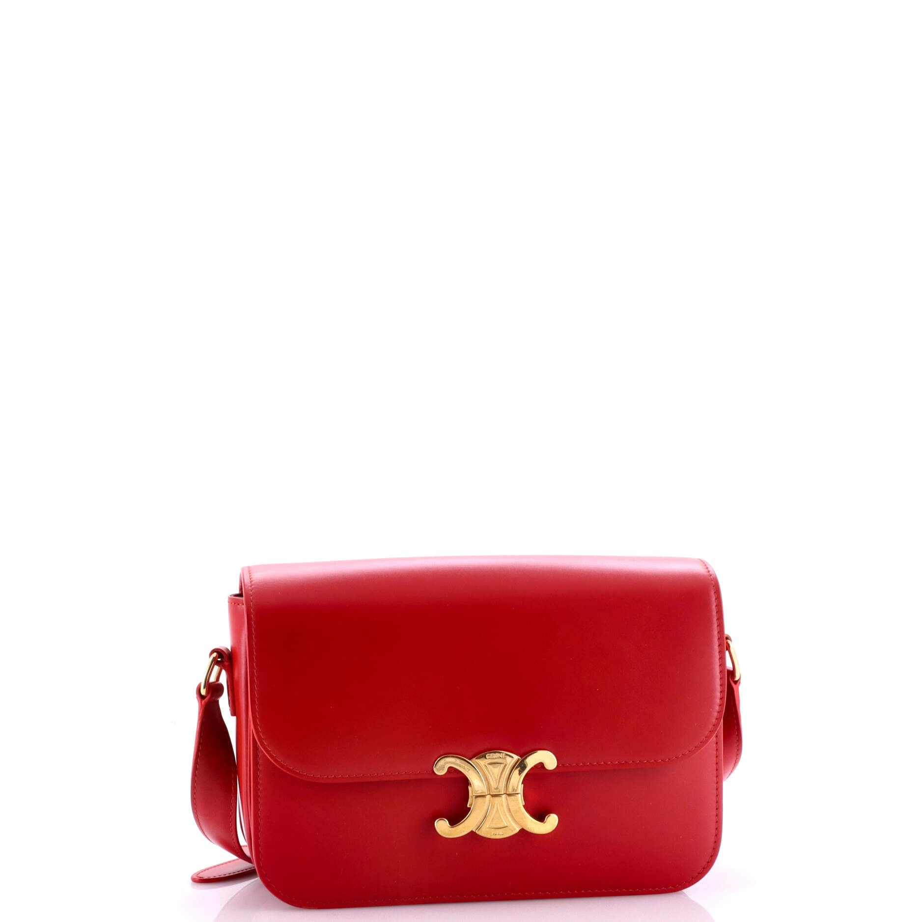 Triomphe Shoulder Bag Smooth Calfskin Medium