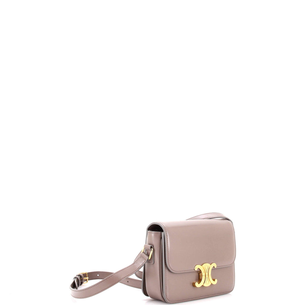 Triomphe Shoulder Bag Smooth Calfskin Teen