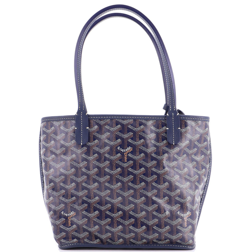 Anjou Reversible Tote Coated Canvas Mini