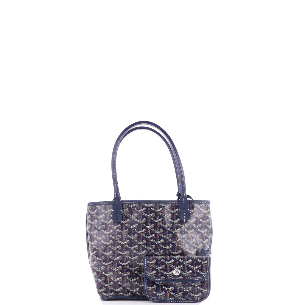 Anjou Reversible Tote Coated Canvas Mini