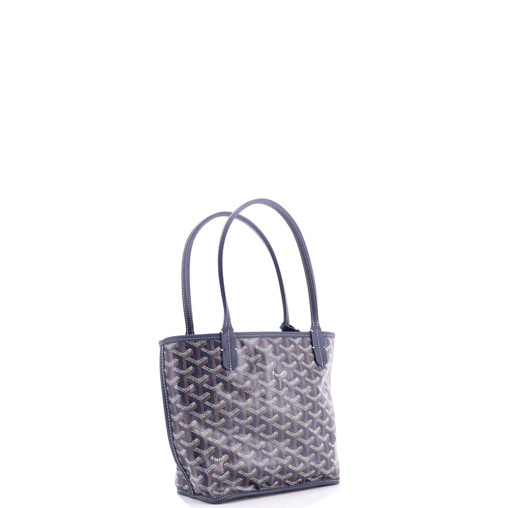 Anjou Reversible Tote Coated Canvas Mini