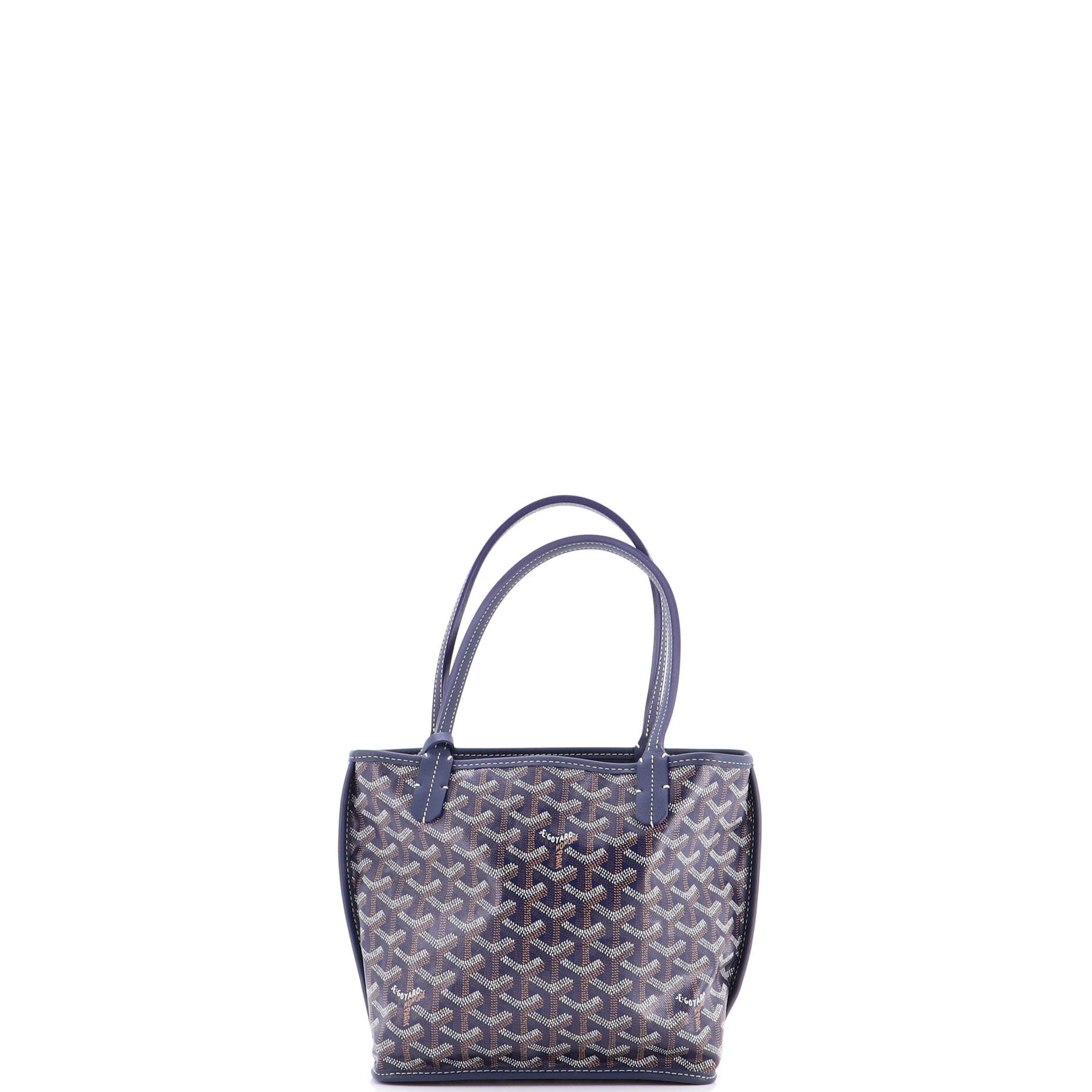 Anjou Reversible Tote Coated Canvas Mini