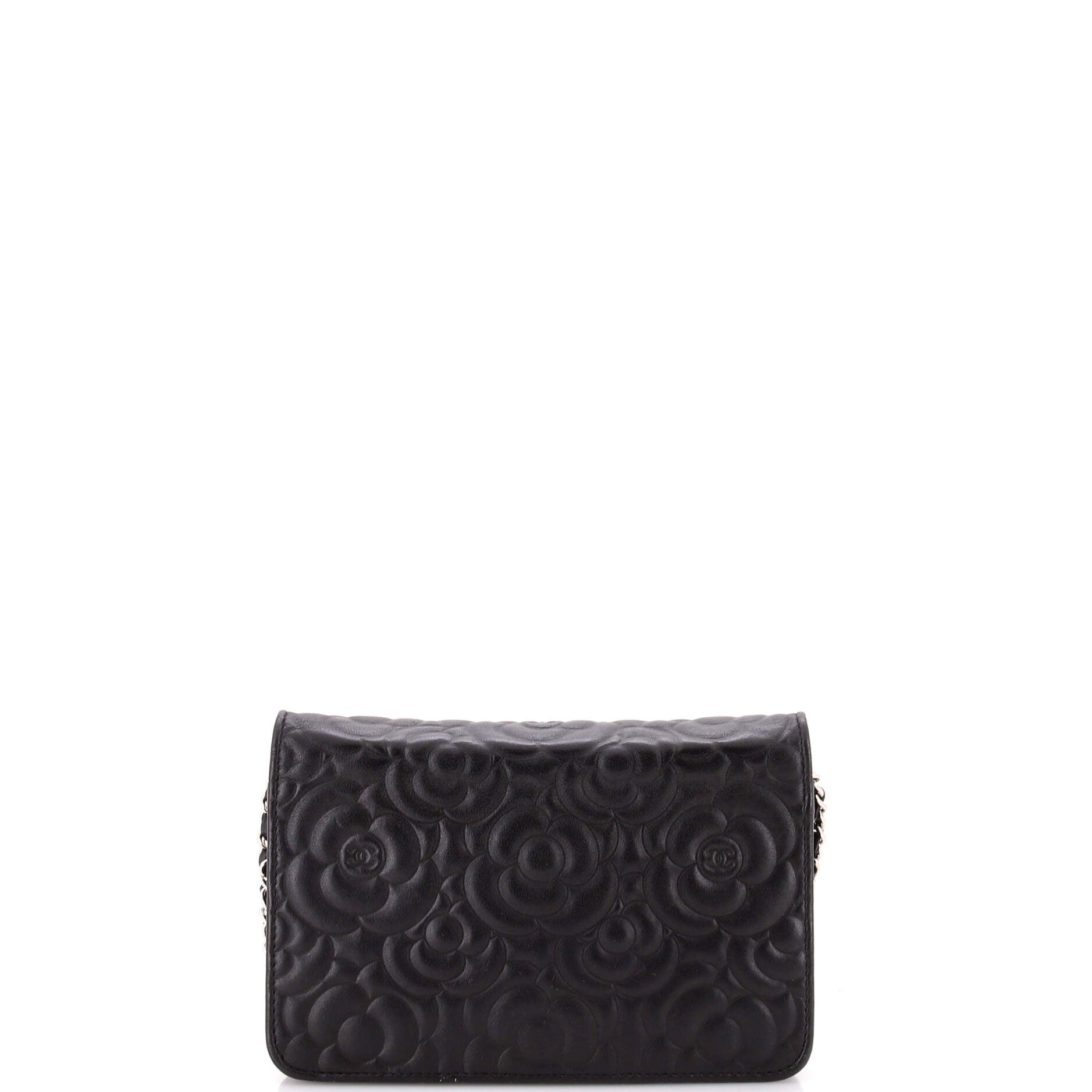 Wallet on Chain Camellia Goatskin