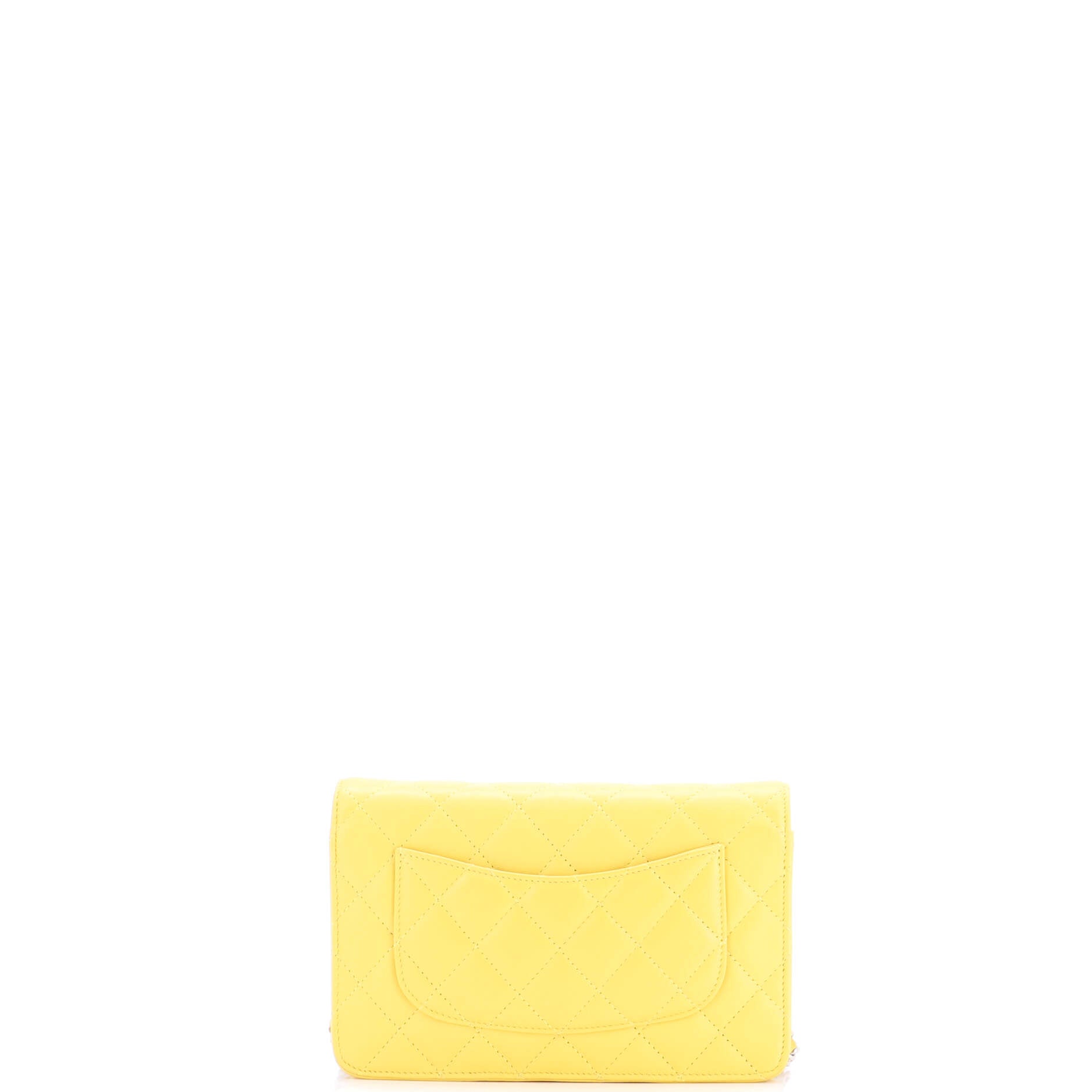 Wallet on Chain Quilted Lambskin