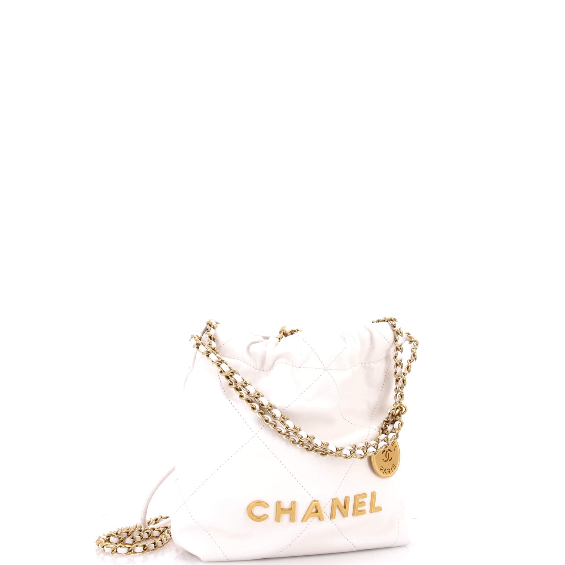 22 Chain Hobo Quilted Shaded Calfskin Mini
