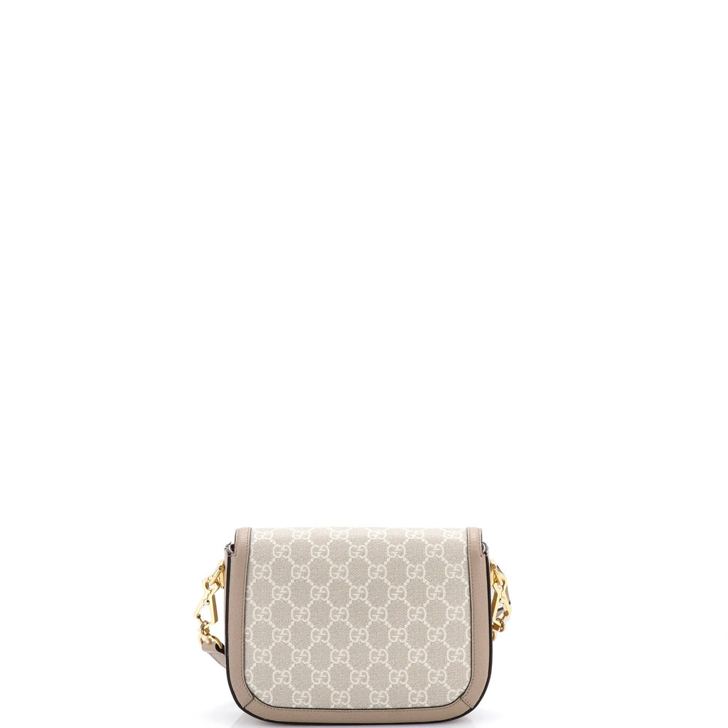 Horsebit 1955 Shoulder Bag GG Coated Canvas with Leather Mini