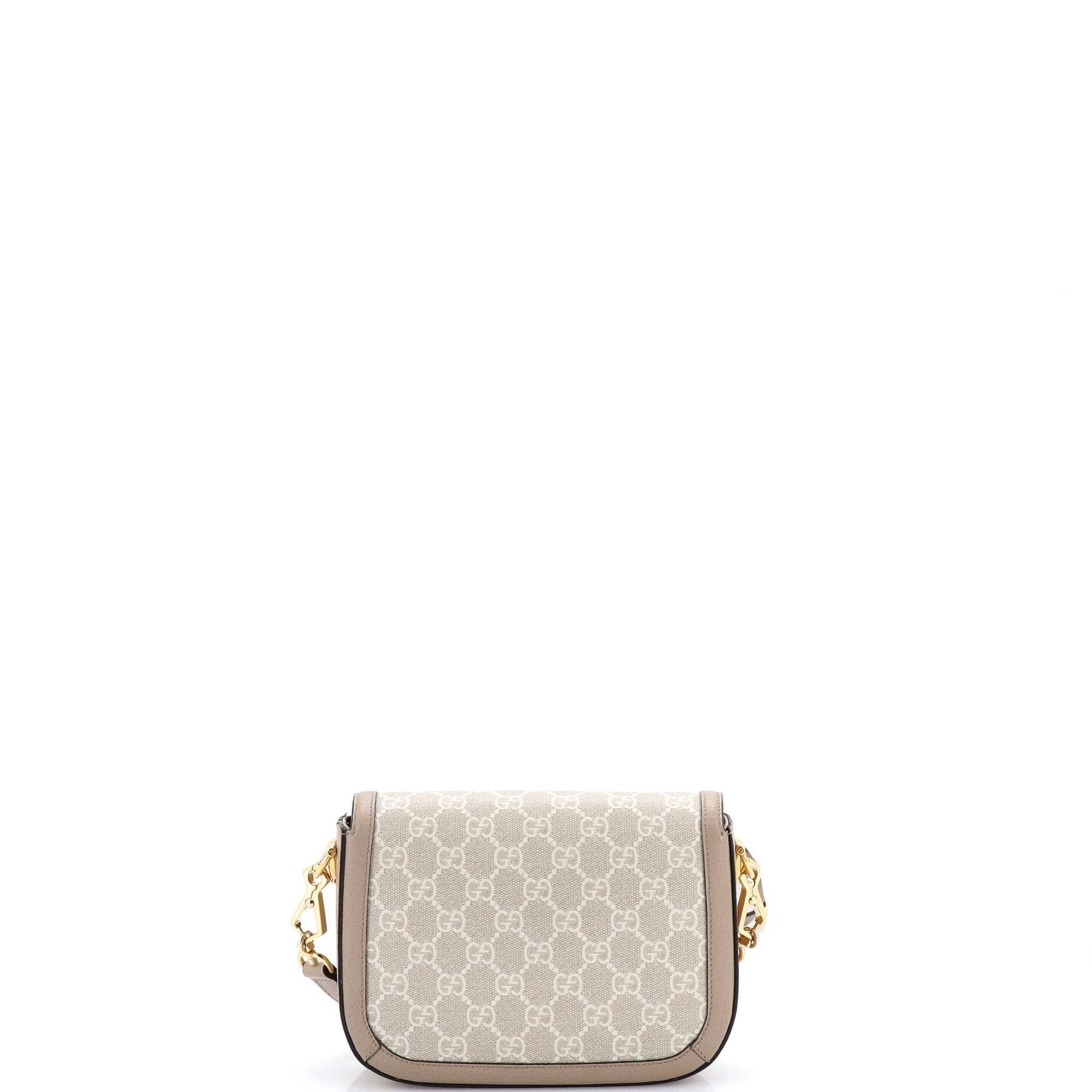 Horsebit 1955 Shoulder Bag GG Coated Canvas with Leather Mini