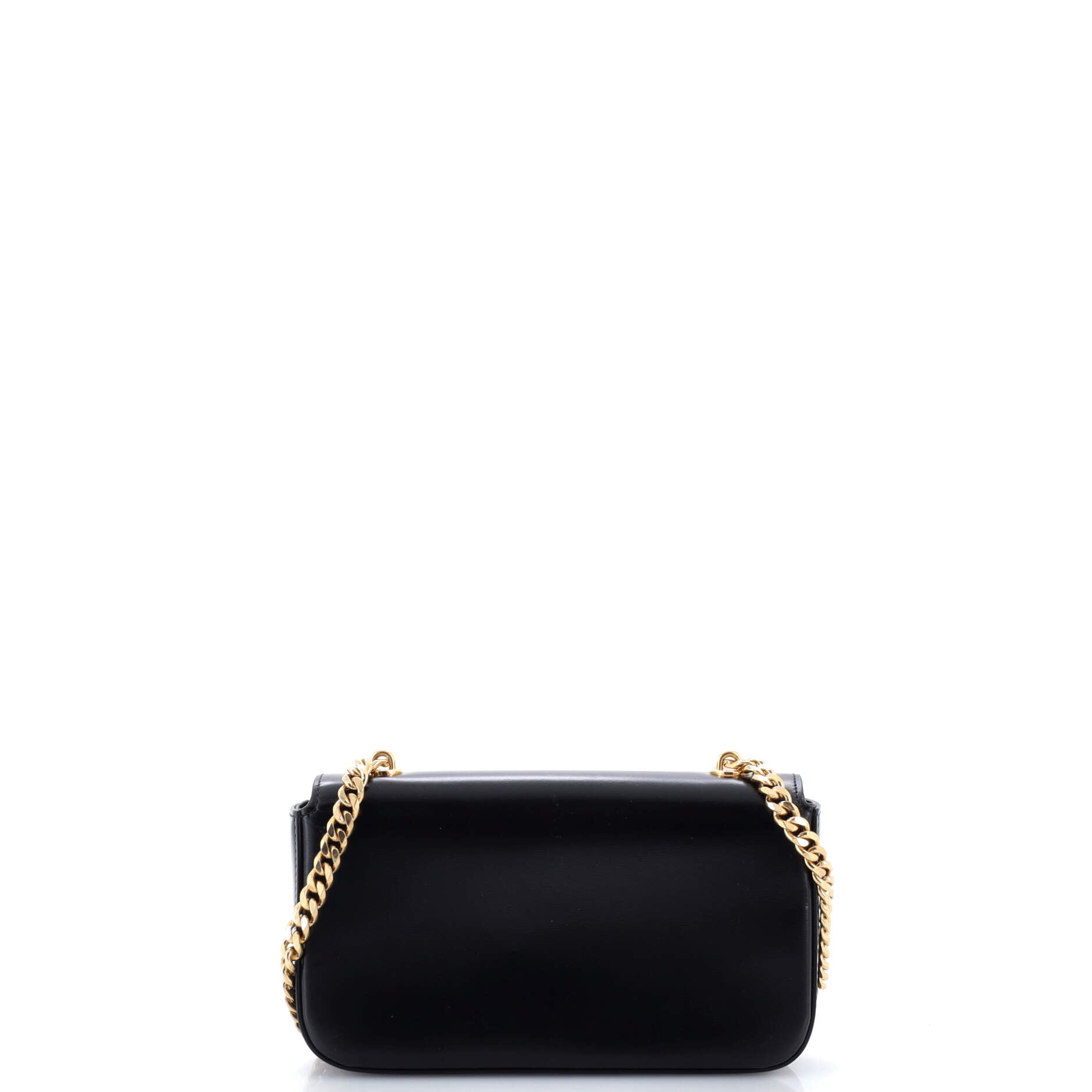 Triomphe Chain Shoulder Bag Leather Small
