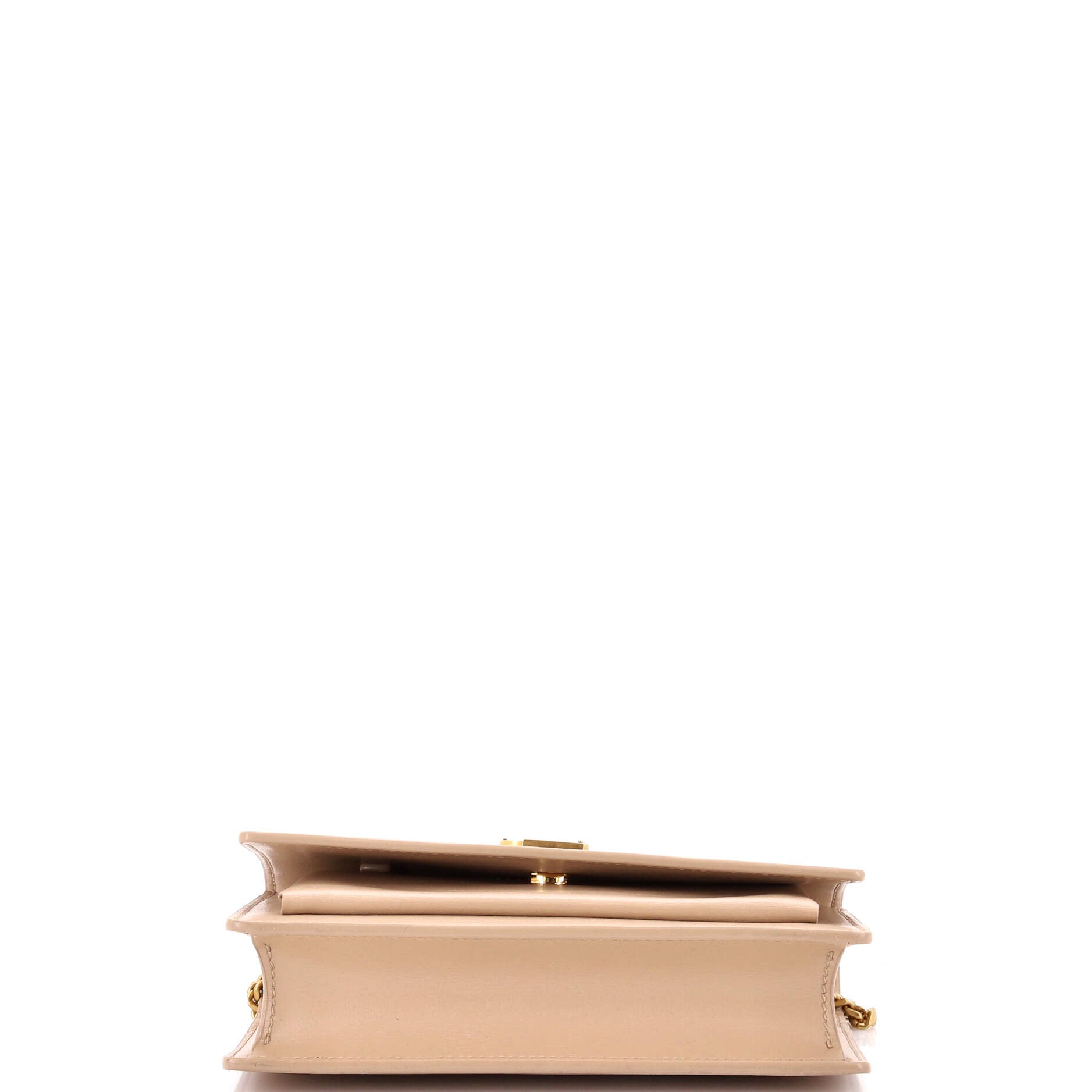 Sunset Top Handle Chain Wallet Leather