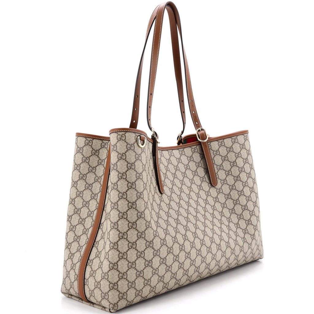 Emblem Tote GG Coated Canvas Large