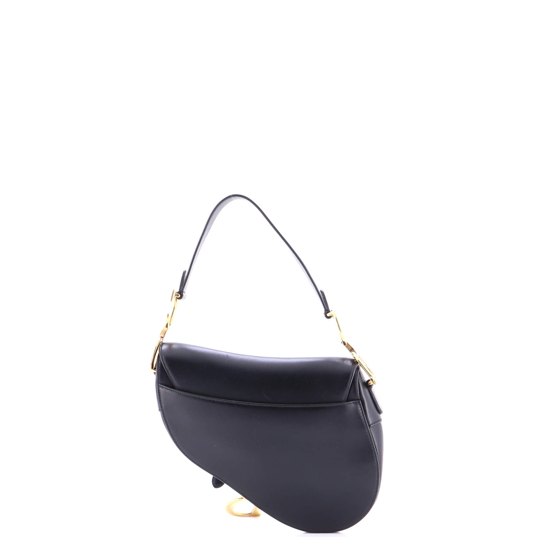 Saddle Handbag Leather Medium