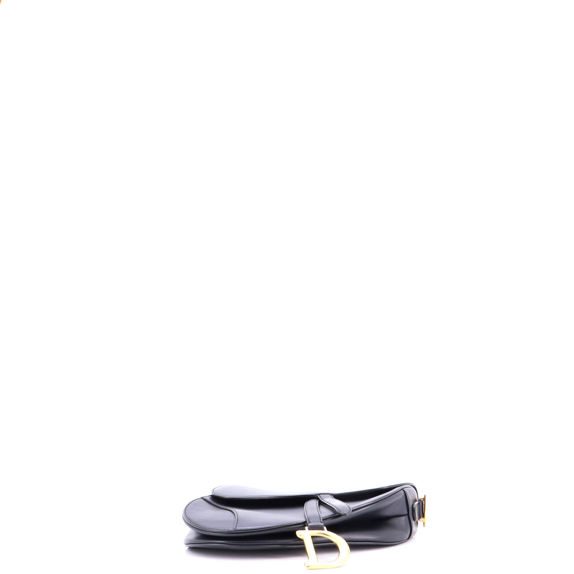 Saddle Handbag Leather Medium