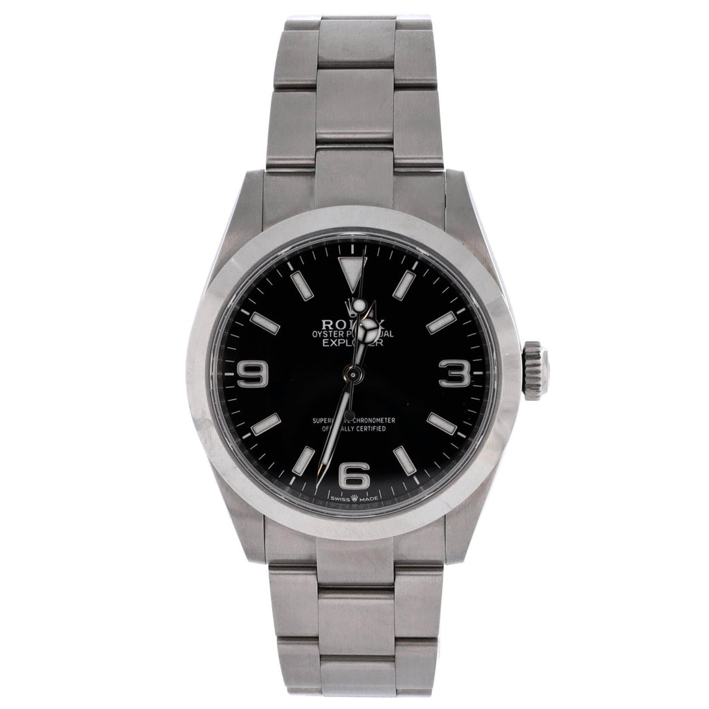 Oyster Perpetual Explorer Automatic Watch Stainless Steel 40