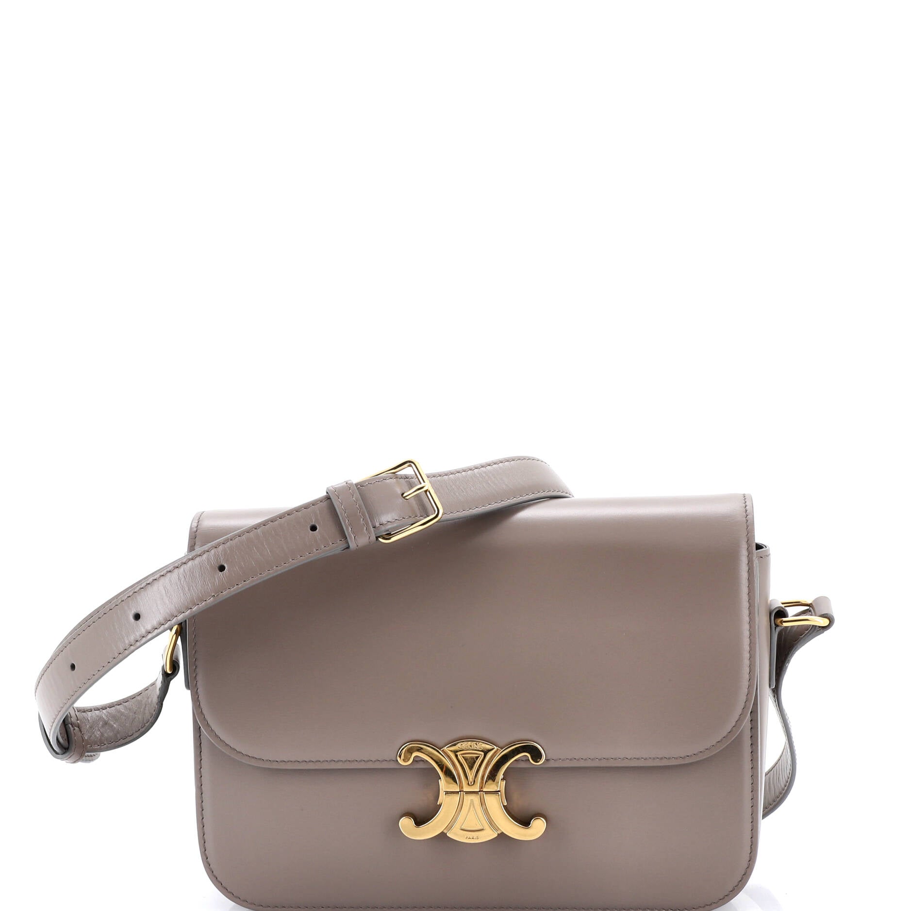 Triomphe Shoulder Bag Smooth Calfskin Medium