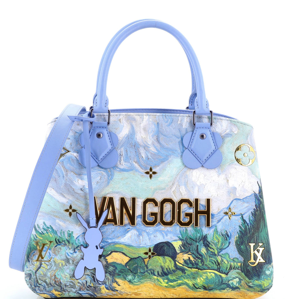 Montaigne Handbag Limited Edition Jeff Koons Van Gogh Print Canvas MM