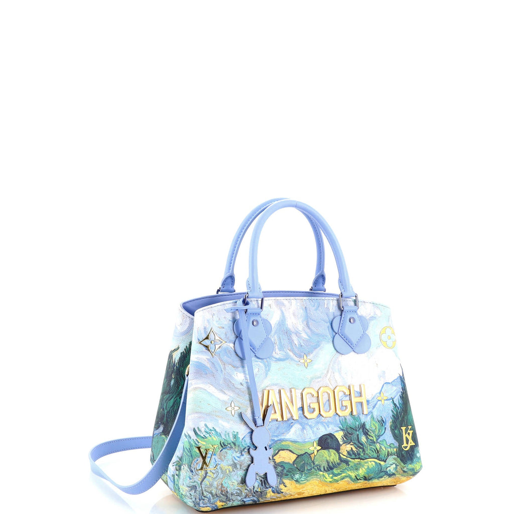 Montaigne Handbag Limited Edition Jeff Koons Van Gogh Print Canvas MM