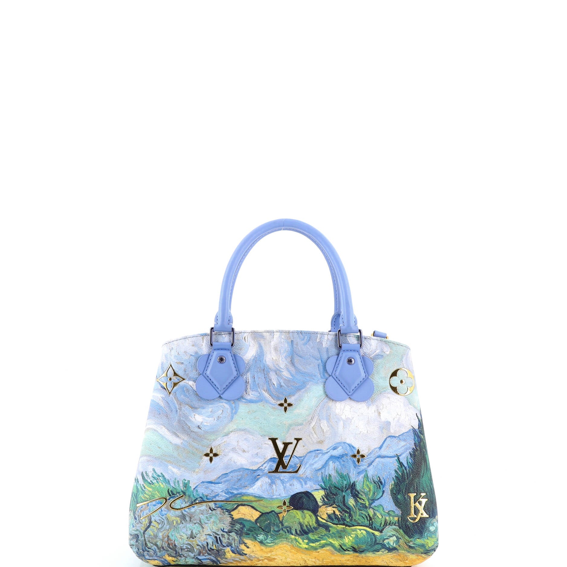 Montaigne Handbag Limited Edition Jeff Koons Van Gogh Print Canvas MM