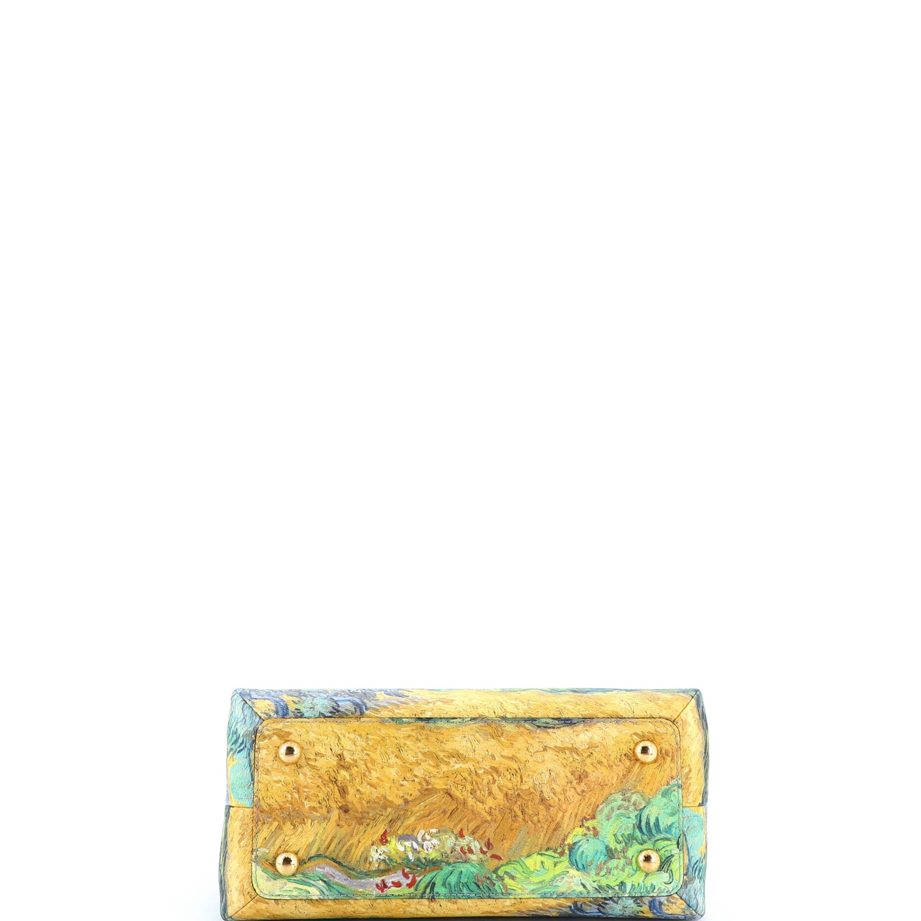 Montaigne Handbag Limited Edition Jeff Koons Van Gogh Print Canvas MM