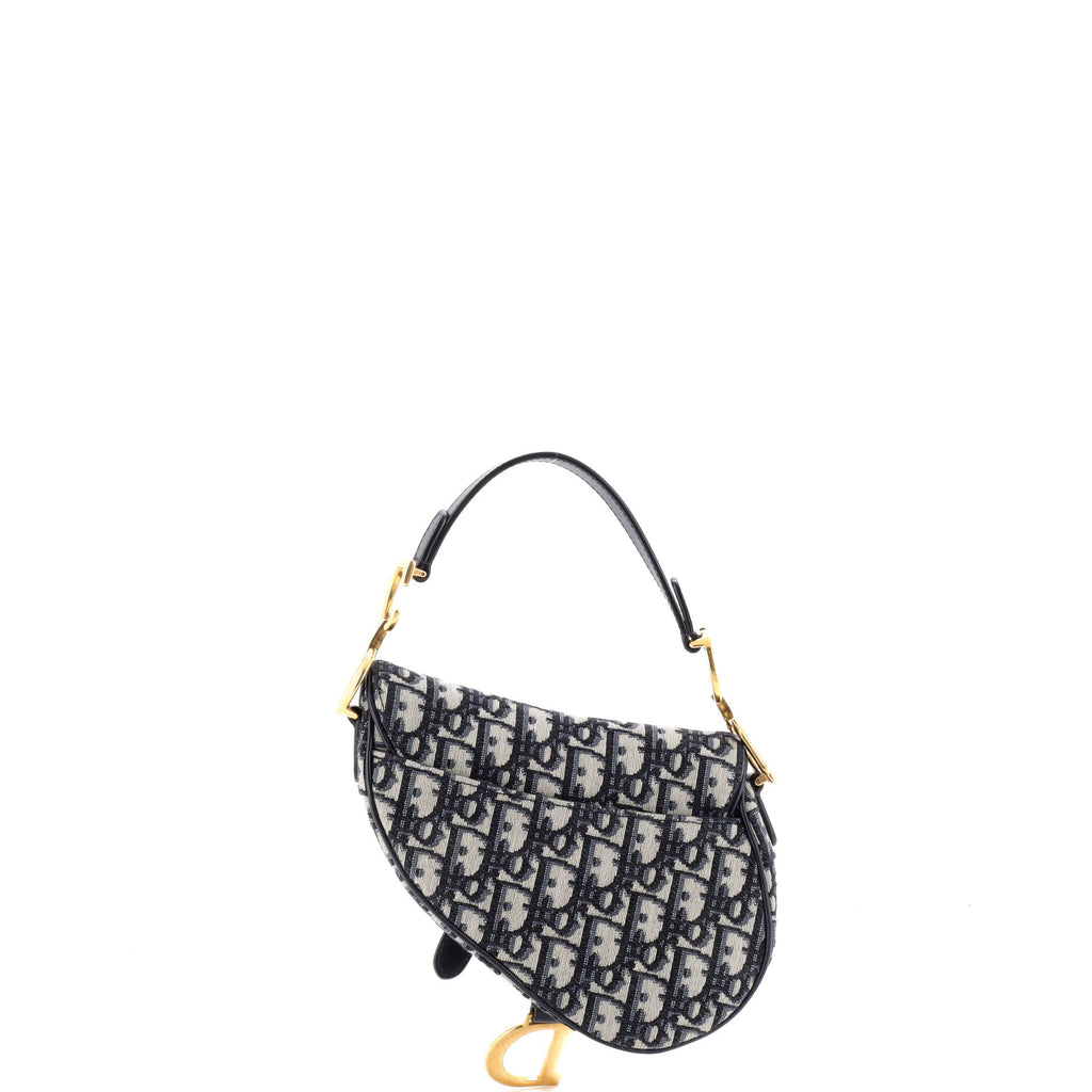 Saddle Handbag Oblique Canvas Mini